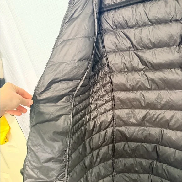 Patagonia Parka Womens Black Insulated Zip Coat Lightweight Parka Size XS - Picture 7 of 12